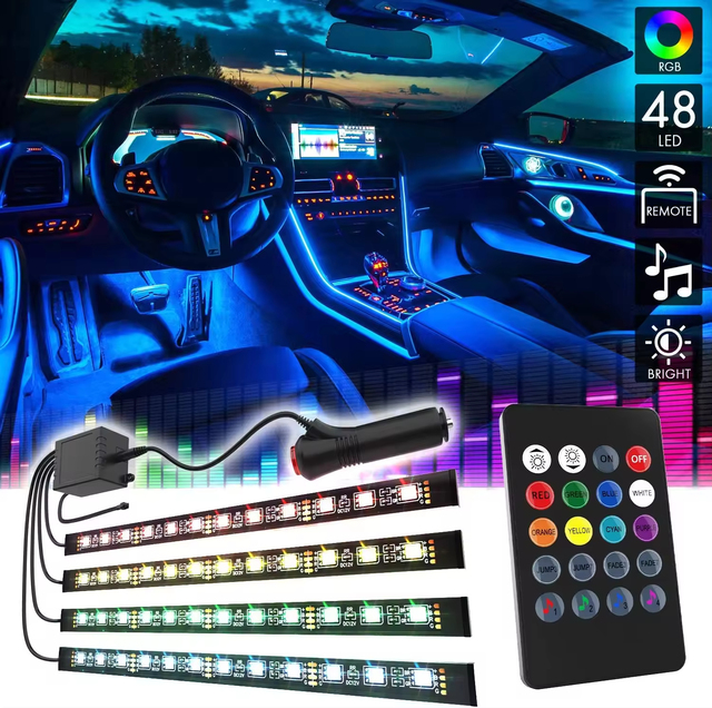 High-Power RGB COB LED Light Strip Controller 12V 30A Wireless RF Remote Control CE Certified 1m Length Plastic Body