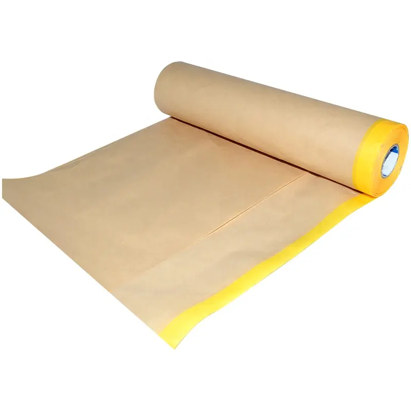 Easy Cover Drop Cloth Vor geklebte Maskierung folie Easy Cover Precision Paper abdeck papier maler