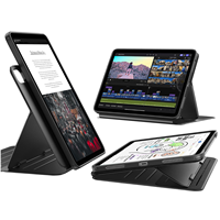 Étui pour iPad Air 13 pouces M4/M3/M2 (2026/2025/2024) – Housse rotative avec rabat magnétique détachable et support portrait/landscape pour 9 positions de visualisation