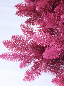 <span class=keywords><strong>Sapin</strong></span> de Noël <span class=keywords><strong>artificiel</strong></span> pré-éclairé Rose Red Aspen/Noble Fir 150cm/180cm/210cm/240cm Haute Qualité Écologique Fonctionnant sur Piles - Product Image 3