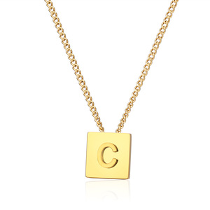 Lisa 26 Chữ Titan Thé<span class=keywords><strong>p</strong></span> Mặ<span class=keywords><strong>t</strong></span> Dây Chuyền Vòng Cổ Lạnh Phong Cách Ins Đơn Giản Thé<span class=keywords><strong>p</strong></span> Không Gỉ Ngắn Xương Đòn Liên Kế<span class=keywords><strong>t</strong></span> Chuỗi Mạ Vàng - Product Image 3