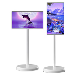 Xách tay 21.5 inch HD thông minh Wifi LCD Monitor phổ di động TV màn hình cảm ứng được xây dựng trong pin đứng cho trung tâm mua sắm OEM - Product Image 1