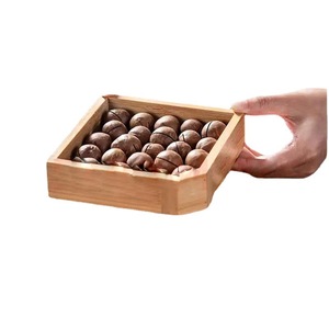 Customized Round Dried Fruit Box With Lid 4-7 Compartments Standing Type <b>Storage</b> <b>Tray</b> For Snacks And Candy - Product Image 4
