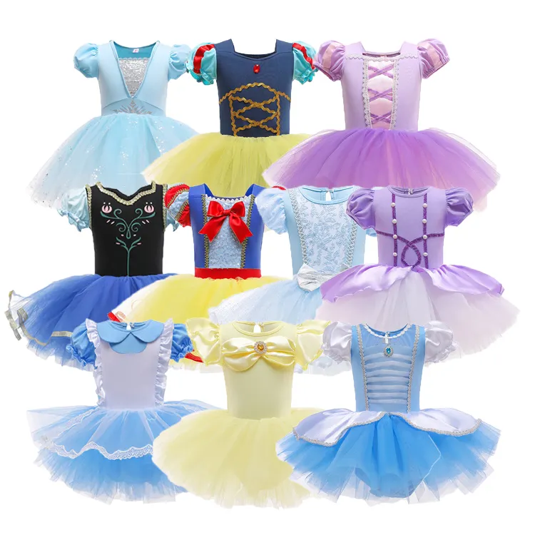 RTS bébé robe princesse enfants Ballet Tutu danse Costume robe pour filles prêt à expédier
