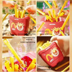 Jeu de société pour enfants, nouveauté, jouet amusant et farfelu, jeu de frites volantes pour interaction parent-enfant, jeu de table familial pour fêtes - Product Image 4