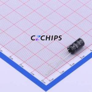 Condensador Electrolítico de Aluminio de Montaje Pasante RK2271CMD112RB, Componente de Montaje Pasante THT, D6.3xL11mm 220uF 20% 16V 2.5mm - Product Image 1