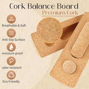 CZFIT Thick Granule <b>Massage</b> Yoga Roller Set with Yoga <b>Ball</b> and Small Cork Roller for Women 30cm Length - Product Image 3