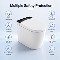 Bidet intelligent automatique sur pied personnalisé avec nettoyage à l'eau chaude et télécommande