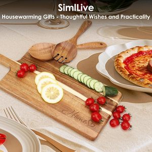 Tabla de quesos de bambú superventas con cuchillo para cortar, plato de quesos, bandeja, ideal para comercio transfronterizo - Product Image 3