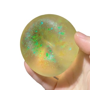 TikTok Viral Rubber Malt Sugar Squishy Pearlescent Stress-relief Gadget Aurora Venting <b>Ball</b> Slow-rebound Toy Syrup-like Bead - Product Image 5