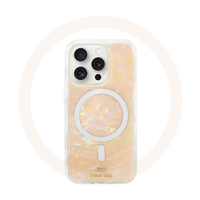 Vente chaude Personnalisé coquille de mer Transparent conque Téléphone étui pour iphone 16 15 Plus 14 Pro Max Époxy Matériel Conception Personnalisée