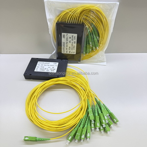 ตัวแยกไฟเบอร์แบบ ABS 1x16 SC/APC โหมดเดี่ยว สายเคเบิลใยแก้วนำแสงภายในอาคาร ความยาว 1 เมตร สีเหลือง ปลอกหุ้ม LSZH ตัวแยกสัญญาณแสง - Product Image 4