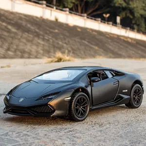 1/36 Huracan Super Motion Simulation Alloy Model sopprime il suono, la luce e le porte possono aprirsi per Giocattoli - Product Image 1