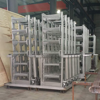 Mirador pliante Mobile en acier aluminium, plateforme d'échelle 5 marches, escalier pliable avec cage de sécurité pour l'industrie chimique, 6 pièces 20 #