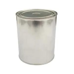 Barattolo di latta in metallo JT da 800ml con coperchio a leva per l'imballaggio di vernici o candele