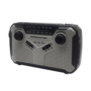 Solar Hand Crank AM FM Radio With Flashlight Reading Lamp And Power Bank For Outdoor Camping - Product Image 4