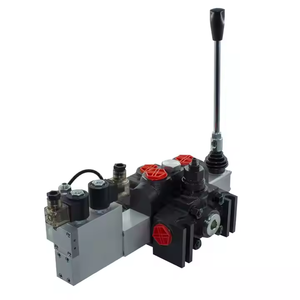 Vanne sectionnelle monobloc en fonte DCV60DY-0T Série DCV60 60LPM 2 leviers 350 bar Vanne de commande électrique pour l'agriculture - Product Image 3