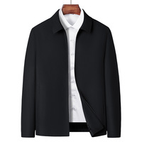 Vestes Homme de Gros Tendance Décontractées à Col Rabattu Manches Longues Coupe Ajustée Ample