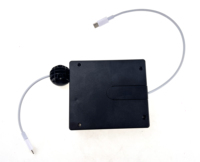 Cable de Extensión Eléctrico Retráctil Mini con Resorte, 2 Metros, con Enchufe USB DYH-1816, Cable USB-C Retráctil