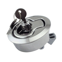 Loquet de trappe à ressort en acier inoxydable 316SS pour bateau, loquet à came poli, quincaillerie marine pour yacht