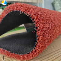 Panorama grüner Kunstrasen-Rasen teppich für Fußball-Fußball-Paddel platz Golf Garden Synthetisches PP-Material