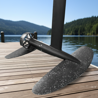 Planche de surf électrique hydrofoil haute performance EPP 5000W en fibre de carbone avec finition brillante