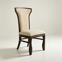 Chaise de salle à manger en bois massif sur mesure, simple et confortable, fauteuil d'hôtel, chaise d'invité, chaise de restaurant et d'hôtel, chaise d'événement