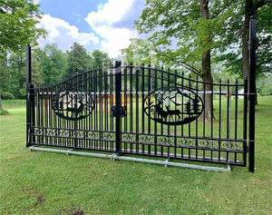 2026 Hot-Selling Professional Custom Lanes &amp; Villas Home <strong>Gates</strong> USA,UK Style Iron Durable Color Size Customization Best Price - Product Image 3