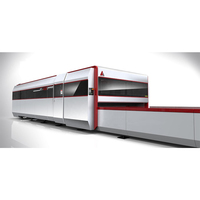 Cnc pemotong lazer, mesin pemotong laser serat 3kw 4kw 6kw dengan platform ganda 3015 4020 6020