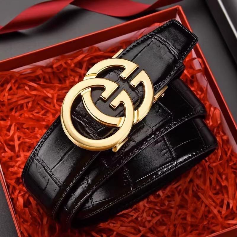 SKU-21 model gun gold buckle + bamboo leather - 110cm