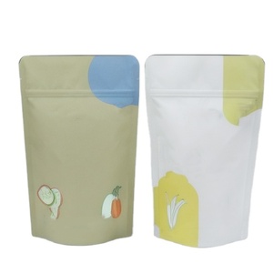 Custom eco-friendly <span class=keywords><strong>per</strong></span> uso alimentare biodegradabile tè sacchetto termosalda Stand up chiusura a Zip <span class=keywords><strong>carta</strong></span> Kraft <span class=keywords><strong>per</strong></span> Pet Food - Product Image 2