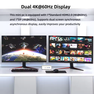 คอมพิวเตอร์ตั้งโต๊ะขนาดเล็ก AMD Ryzen 5 6600H พร้อมการ์ดจอ Radeon 6 Core 12 Threads, แรม DDR5 16GB, ฮาร์ดดิสก์ NVMe SSD 512GB, พอร์ต LAN 2*2.5G และพอร์ต DP - Product Image 3