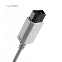 Câble de charge USB C femelle pour WiiU, adaptateur de chargeur 12 cm, convertisseur d'alimentation pour Nintendo