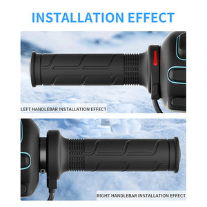 Poignée <span class=keywords><strong>chauffante</strong></span> intégrée pour vélo électrique d'hiver Wupp Chauffage intelligent pour poignées de vélo électrique - Product Image 6