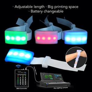 Pulsera de Tela LED Cómoda con Batería, Control Remoto, para Control de <span class=keywords><strong>Entradas</strong></span> y Verificación de Boletos - Product Image 1