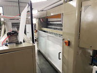 Máquina de plegado de pañuelos faciales con grabado completo, máquina de pañuelos sanitarios desplegables, máquina convertidora de pañuelos