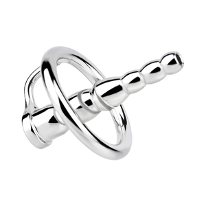 FRRK <span class=keywords><strong>Urethral</strong></span> Plug Edelstahl Penisring Pferdeaugen-Stick Hohle Urethralperlen Obstruktionsstab Penisstimulator Sexspielzeug für Männer - Product Image 2