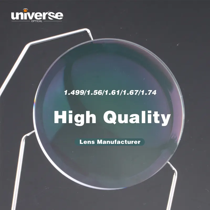 품질 1.60 MR8 UV400 UV420 광학 안경 렌즈
