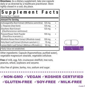 Vitahealthy OEM/ODM Marque distributeur Fourniture en usine Capsules anti-stress Aide à calmer le cerveau et à détendre le corps Soutenir la bonne humeur - Product Image 3