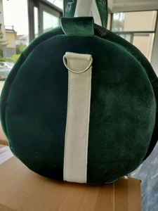 Customized Portable Flannel Hanging Tote Bags <b>Canvas</b> <b>Roll</b> Type Travel Bags for Shopping Customized Flannel Cotton - Product Image 4