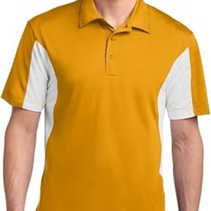 Camiseta de Golf de Manga Corta de Secado Rápido para Hombre, Corte Regular, Tejido de Punto que Absorbe la Humedad con Diseño de Estampado Ligero de Seda - Product Image 5