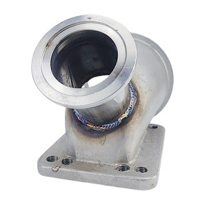 ข้อต่อเทอร์โบสแตนเลสแบบ Vband 90 องศา ขนาด 2.5 นิ้ว T3/T4 พร้อมวาล์ว Wastegate ยี่ห้อ Tial ขนาด 38 มม. พร้อมหน้าแปลน Mvs - Product Image 2