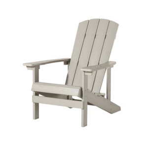 Foshan stock outdoor leisure chairs beach reclining Adirondack chair plastic wooden Adirondack chairs courtyard swimming pool