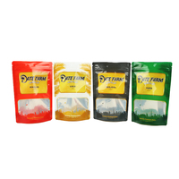 Juren OEM op maat gemaakte logo bedrukking matte aluminiumfolie staande zakjes voor jujubesnacks met herbruikbare ritssluiting
