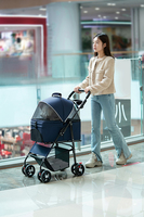 Offre Spéciale Chariot Pour Animaux De Compagnie Portable Sûr et Confortable Pet Respirant Bouclier et Anti-chute