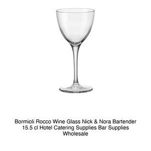 Vaso de Barman Nick & Nora 15.5 cl, Altura 15.5 cm, Diámetro 7.4 cm, Bormioli Rocco - Product Image 2