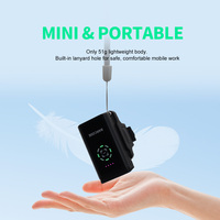 Escáner de Código de Barras Inalámbrico Xincode 1D 2D 2.4G, Mini Escáner de Anillo, Lector de Códigos QR Portátil, Escáner de Bolsillo X-690A