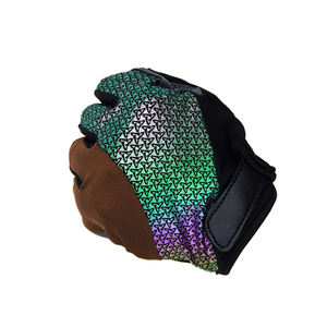 OEM Conception personnalisée GEL Rembourré Demi-doigt Gants de cyclisme sur route Gants d'entraînement sportif pour l'équitation Maille respirante - Product Image 5