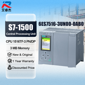 ของแท้ใหม่เอี่ยม 6ES7516-3UN00-0AB0 1516TF-3 PN/DP ตัวควบคุมการเคลื่อนที่ SIMATIC S7-1500TF PLC CPU หน่วยประมวลผลกลาง - Product Image 1