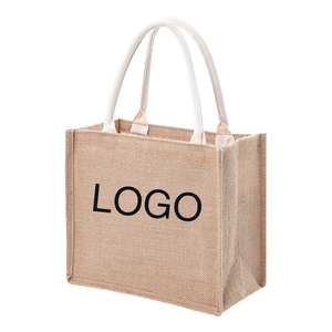 Bolsas de Compra de Yute Personalizadas Baratas |   Regalos Promocionales de Bajo Costo para Exposiciones |   Precio de Fábrica para Pedidos al por Mayor - Product Image 1